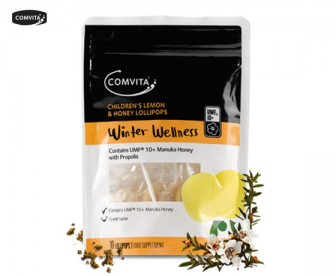 Comvita 康维他 儿童柠檬蜂蜜蜂胶棒棒糖 10支/袋 Comvita 康维他 儿童柠檬蜂蜜蜂胶棒棒糖 10支/袋
